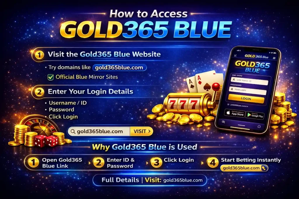 How to Access Gold365 Blue