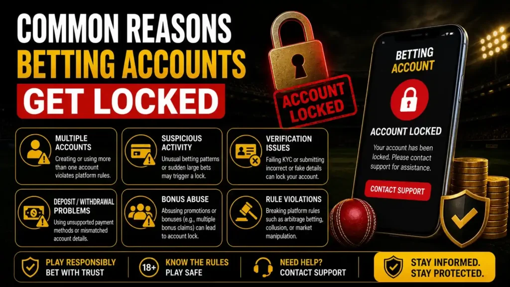 Common Reasons Betting Accounts Get Locked