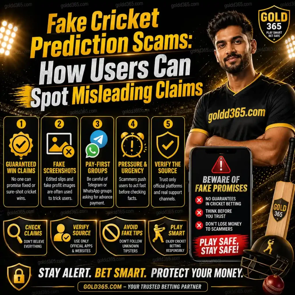 Fake Cricket Prediction Scams
